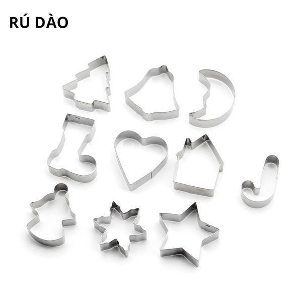 rudao kitchen cookie cutter shaped sugarcraft biscuit mould 10pcs christmas stainless steel cake tool cookie cutters set
rudao kitchen cookie cutter shaped sugarcraft biscuit mould 10pcs christmas stainless steel cake tool cookie cutters set