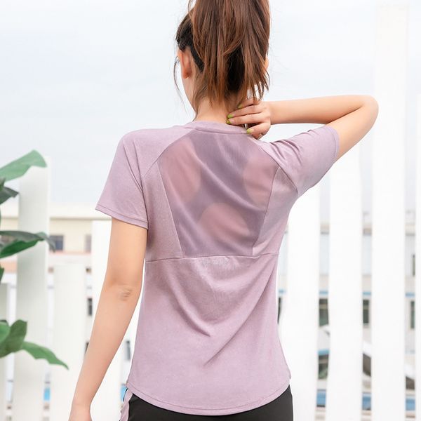 spell yarn sports t shirt female speed dry short sleeve leisure loose outdoor running training yoga fitness clothing, Black;red
spell yarn sports t shirt female speed dry short sleeve leisure loose outdoor running training yoga fitness clothing, Black;red
