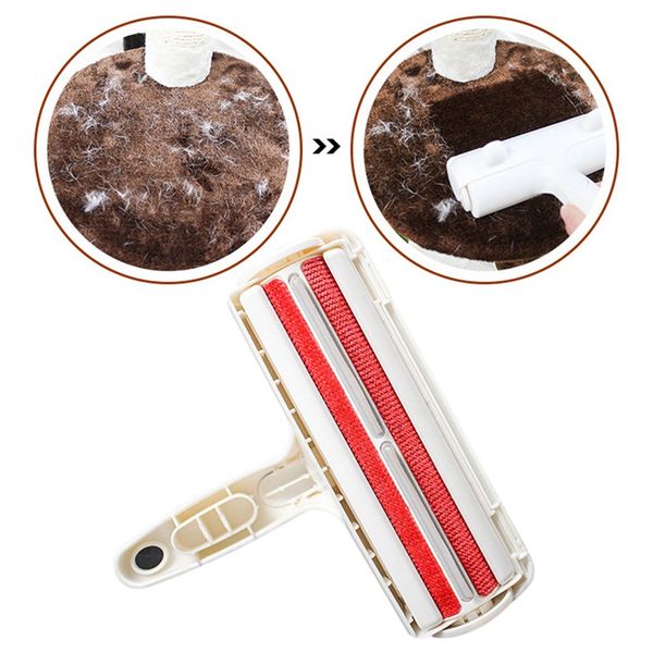 2-way pet hair remover roller removing dog cat hair from furniture self-cleaning lint pet hair remover one hand operate
2-way pet hair remover roller removing dog cat hair from furniture self-cleaning lint pet hair remover one hand operate
