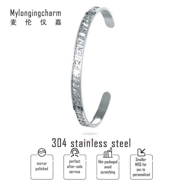 polishedplus customized sisters by marriage stainless steel bangle hollow letter bracelet personalized for women birthday gift, Black
polishedplus customized sisters by marriage stainless steel bangle hollow letter bracelet personalized for women birthday gift, Black