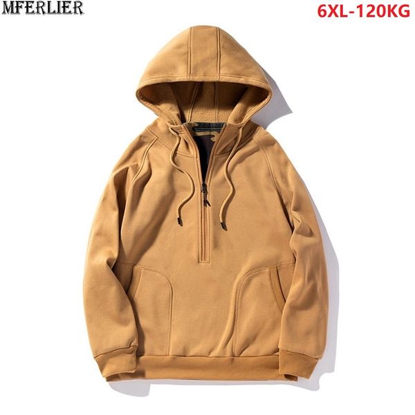 autumn men soprts warm fleece sweatshirt hooded zipper hoodies winter man plus size 4xl 6xl khaki loose sweatshirts, Black
autumn men soprts warm fleece sweatshirt hooded zipper hoodies winter man plus size 4xl 6xl khaki loose sweatshirts, Black