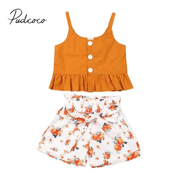 brand new baby summer clothing toddler kids baby girl summer vest t-shirt shorts floral pants 2pcs outfits clothes set 2020, White
brand new baby summer clothing toddler kids baby girl summer vest t-shirt shorts floral pants 2pcs outfits clothes set 2020, White