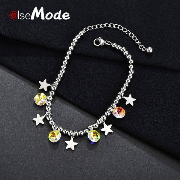 elsemode charm star pendant beads bracelet stainless steel crystal bangle for women girl engagement jewelry rhinestone gift, White
elsemode charm star pendant beads bracelet stainless steel crystal bangle for women girl engagement jewelry rhinestone gift, White