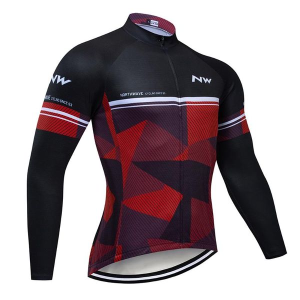 nw 2020 new autumn spring road cycling jersey mans long sleeve mountain racing bicycle clothing maillot ropa ciclismo hombre, Black;red
nw 2020 new autumn spring road cycling jersey mans long sleeve mountain racing bicycle clothing maillot ropa ciclismo hombre, Black;red