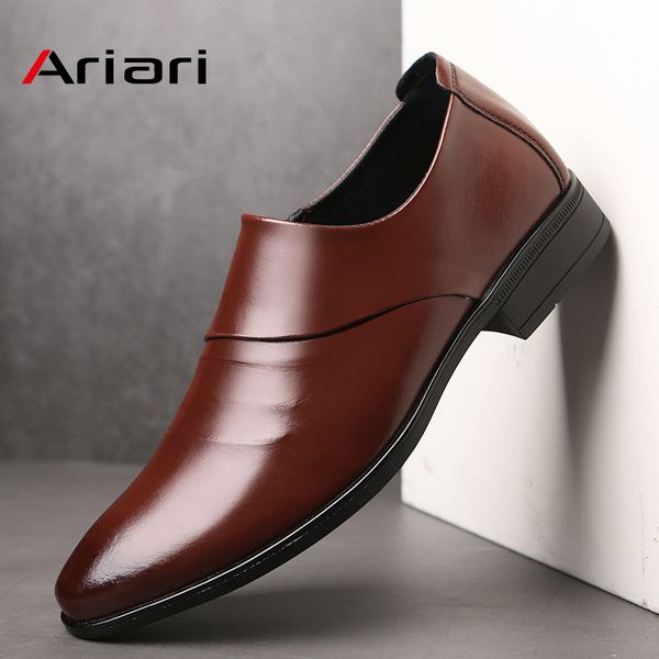 2019 new spring autumn men's leather shoes business dress shoes fashion flats non-slip formal footwear male wedding party shoe, Black
2019 new spring autumn men's leather shoes business dress shoes fashion flats non-slip formal footwear male wedding party shoe, Black