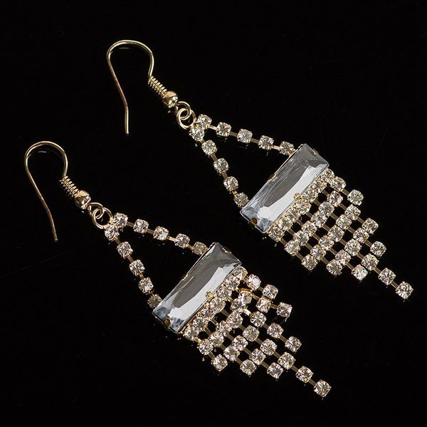 rhinestone tassels long fund earrings eardrop woman exaggeration earring temperament joker woman, Golden
rhinestone tassels long fund earrings eardrop woman exaggeration earring temperament joker woman, Golden