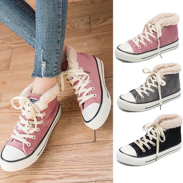 newly womens high canvas shoes lace up shoes for spring winter fall plus size bf88, Black
newly womens high canvas shoes lace up shoes for spring winter fall plus size bf88, Black