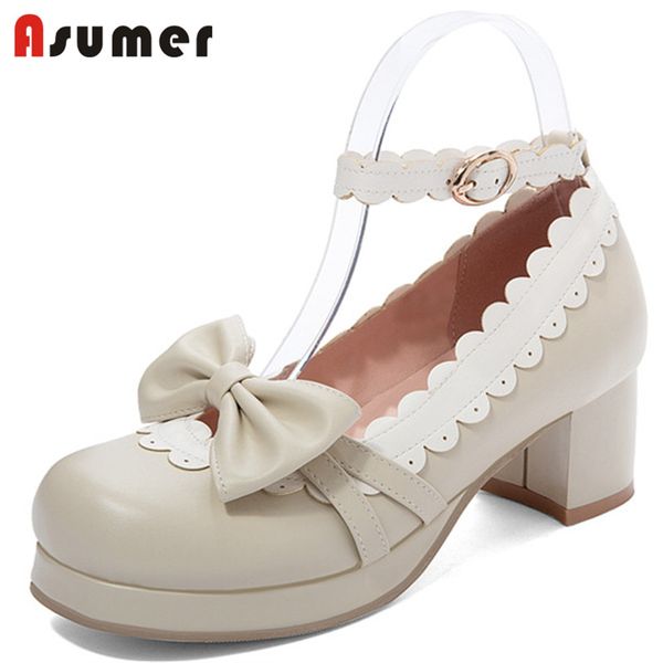asumer 2020 big size 34-46 mary jane shoes women pumps round toe bowknot buckle single shoes spring summer party woman, Black
asumer 2020 big size 34-46 mary jane shoes women pumps round toe bowknot buckle single shoes spring summer party woman, Black