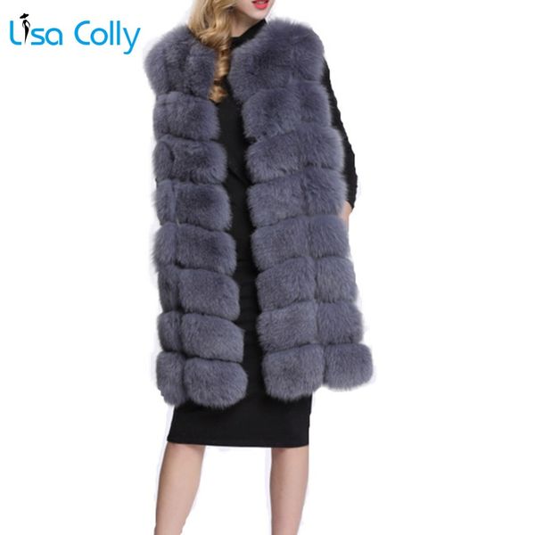 lisa colly 90cm women fur vest coat long faux fur vest women winter super fake coat jacket outwear furry winter, Black
lisa colly 90cm women fur vest coat long faux fur vest women winter super fake coat jacket outwear furry winter, Black