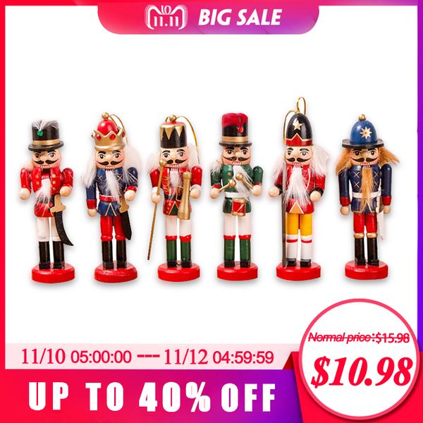 new nutcracker puppet soldier shape decoration pendant 12cm 6 piece set christmas tree pendant accessories
new nutcracker puppet soldier shape decoration pendant 12cm 6 piece set christmas tree pendant accessories