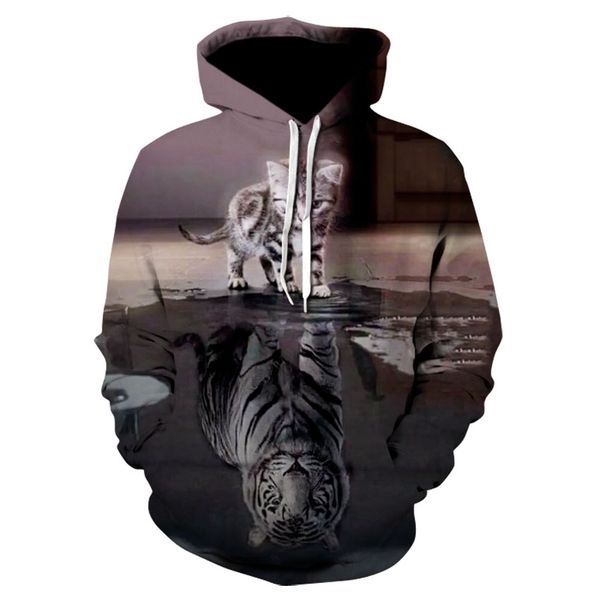 brand new print hoodie with animal personality, 3d water shadow cat hoodie for men and women, 2019 brand hip-hop sport su, Black
brand new print hoodie with animal personality, 3d water shadow cat hoodie for men and women, 2019 brand hip-hop sport su, Black