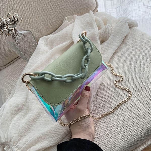 women summer new panelled color laser small square bag ladies casual wild crossbody bag ins simple fashion chain handbag
women summer new panelled color laser small square bag ladies casual wild crossbody bag ins simple fashion chain handbag