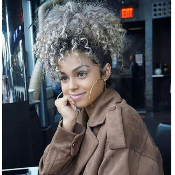 medium length deep curly grey ponytail extension brazilian hair fashion new silver grey pony tail hairpiece 100g 120g 140g, Black
medium length deep curly grey ponytail extension brazilian hair fashion new silver grey pony tail hairpiece 100g 120g 140g, Black