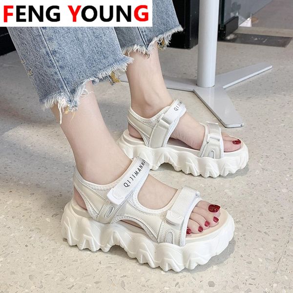 female casual shoes women sport beach sandal high heelswoman chunky platform mesh designers fashion hook loop, Black
female casual shoes women sport beach sandal high heelswoman chunky platform mesh designers fashion hook loop, Black