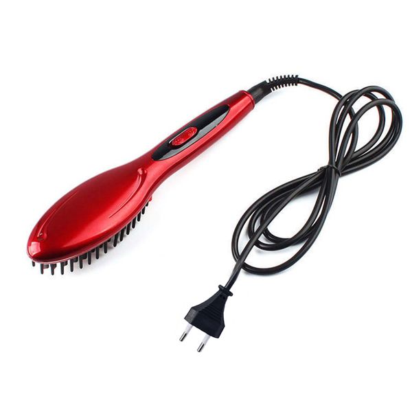 digital electric hair straightener brush comb detangling straightening irons hair brush eu plug quick straightener, Black
digital electric hair straightener brush comb detangling straightening irons hair brush eu plug quick straightener, Black