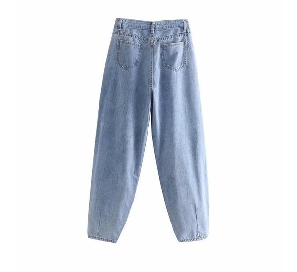 jeans woman loose casual harem pants boyfriends mom jeans streetwear denim pants women pleated trousers slouchy, Blue
jeans woman loose casual harem pants boyfriends mom jeans streetwear denim pants women pleated trousers slouchy, Blue