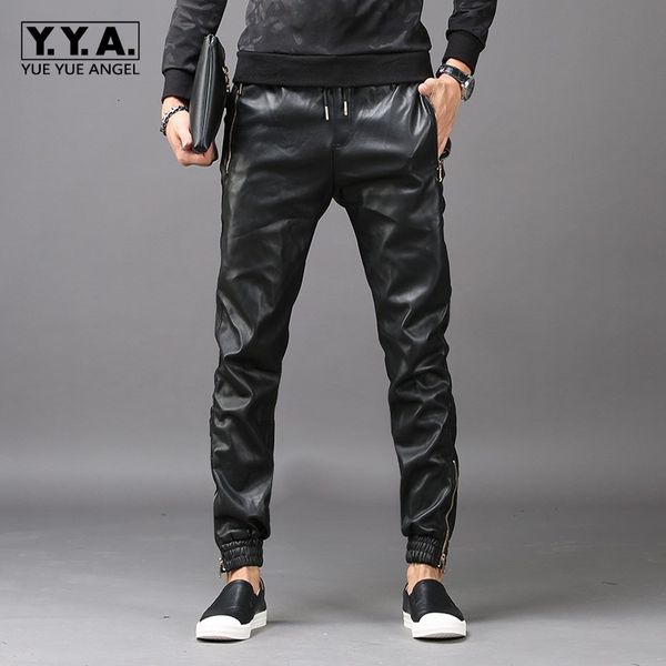 2020 new fashion mens hip hop harem pants faux leather long pants male trousers pockets elastic waist pantalon hombre plus size, Black
2020 new fashion mens hip hop harem pants faux leather long pants male trousers pockets elastic waist pantalon hombre plus size, Black