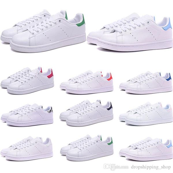 2019 smith shoes for mens womens stan designer black white red blue silver pink smith sneakers casual shoes size 36-45
2019 smith shoes for mens womens stan designer black white red blue silver pink smith sneakers casual shoes size 36-45