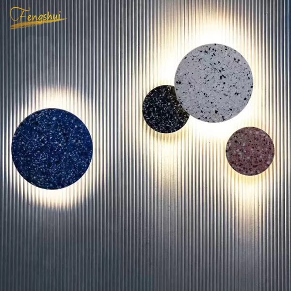 nordic art stone decoration led wall lamp lighting modern round wall lights loft bedroom living room background fixed lamps
nordic art stone decoration led wall lamp lighting modern round wall lights loft bedroom living room background fixed lamps