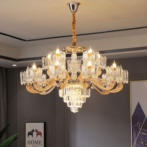 european style living room chandelier ceiling decoration lamp dining home crystal pendant lamp simple modern led chandeliers atmosphere ligh
european style living room chandelier ceiling decoration lamp dining home crystal pendant lamp simple modern led chandeliers atmosphere ligh