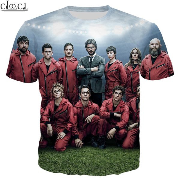 2020 new la casa de papel men t shirt 3d print money heist the paper house hip hop streetwear, White;black
2020 new la casa de papel men t shirt 3d print money heist the paper house hip hop streetwear, White;black