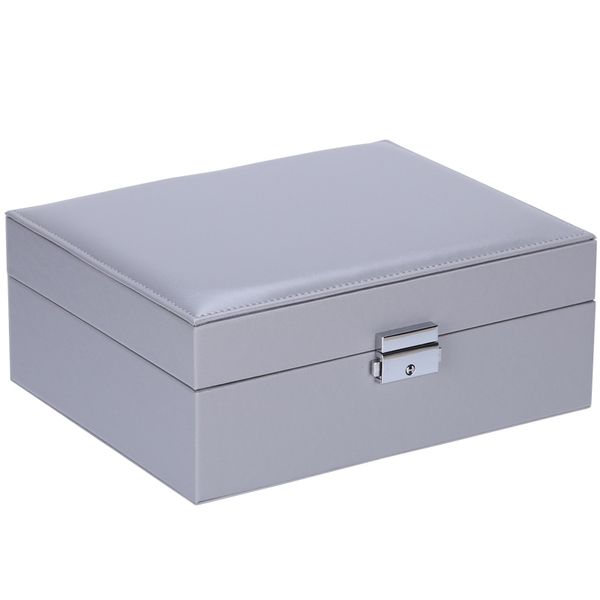 ring necklace large capacity storage case pu jewelry box solid women home with lock display double layer, Pink;blue
ring necklace large capacity storage case pu jewelry box solid women home with lock display double layer, Pink;blue