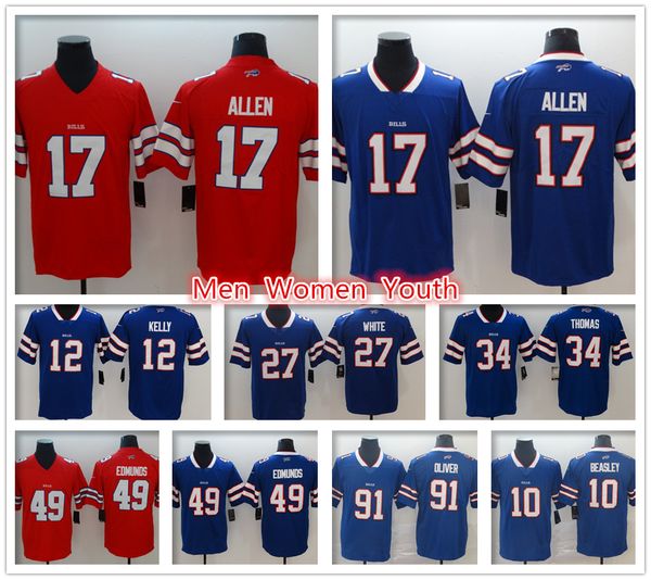 bill 17 josh allen jersey buffalo 49 tremaine edmunds jim kelly 34 thurman thomas 95 kyle williams men women youth football jersey, Blue;black
bill 17 josh allen jersey buffalo 49 tremaine edmunds jim kelly 34 thurman thomas 95 kyle williams men women youth football jersey, Blue;black
