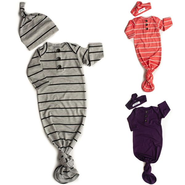 Baby Blanket Cotton Striped Swaddle Wrap Parisarc Soft Infant Newborn Baby Products Blanket & Swaddling Wrap Blanket + Headwear