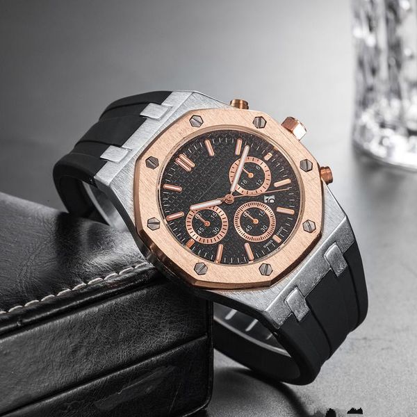 wholesale price mens sport wrist watch 45mm quartz movement male time clock wristwatches with rubber band offshore, Slivery;brown
wholesale price mens sport wrist watch 45mm quartz movement male time clock wristwatches with rubber band offshore, Slivery;brown
