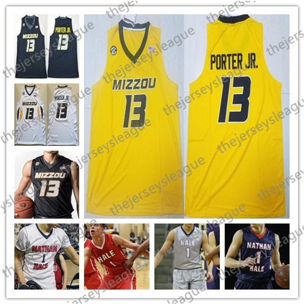 mizzou missouri tigers #13 michael porter jr. #1 nathan hale high school black white yellow blue red ncaa college basketball jerseys s-3xl
mizzou missouri tigers #13 michael porter jr. #1 nathan hale high school black white yellow blue red ncaa college basketball jerseys s-3xl