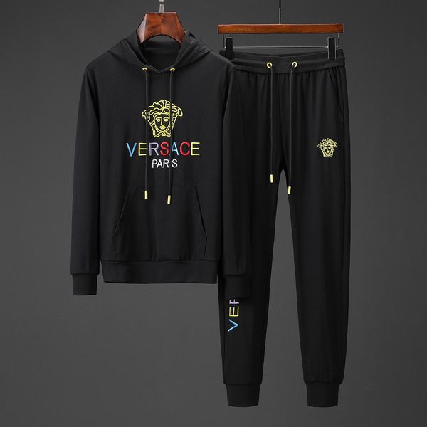 clothes mens tracksuits mens two piece outfits new black hoodie sweatshirt casual pants 2pics suit sportswear mens clothing 899, Gray
clothes mens tracksuits mens two piece outfits new black hoodie sweatshirt casual pants 2pics suit sportswear mens clothing 899, Gray