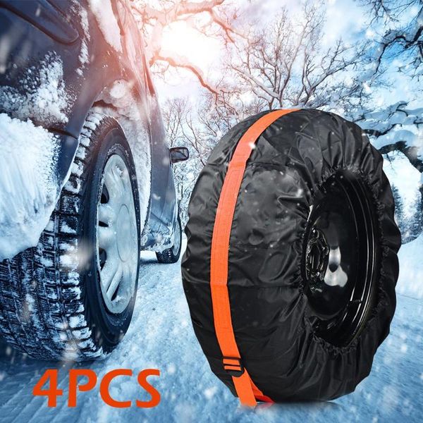 4pcs spare tire cover case with carrying handles polyester car tyre storage bag wheel protector universal dustproof tire holders
4pcs spare tire cover case with carrying handles polyester car tyre storage bag wheel protector universal dustproof tire holders