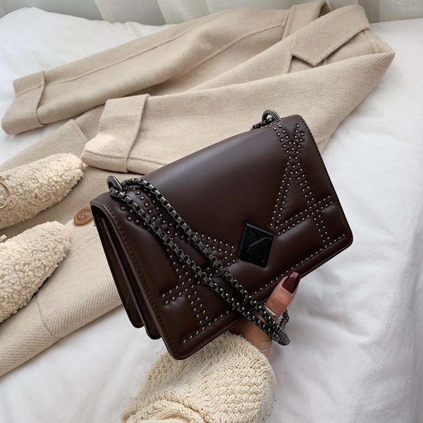 rivet bag for woman 2020 chain black shoulder small schoudertas dames bolsa feminina de ombro schoudertas cross body handbag
rivet bag for woman 2020 chain black shoulder small schoudertas dames bolsa feminina de ombro schoudertas cross body handbag