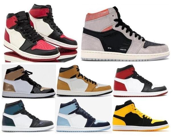 high og 1 neutral grey bred toe unc patent basketball shoes men 1s gold toe 3 black toe chameleon sneakers with box
high og 1 neutral grey bred toe unc patent basketball shoes men 1s gold toe 3 black toe chameleon sneakers with box