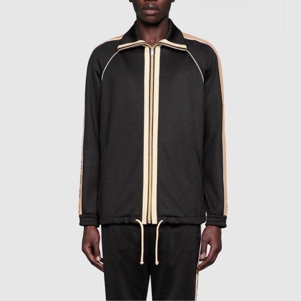 20ss made in italy night reflection ribbon jacket pants set men women zipper outwear jacket pant suit fitness sport wear tracksuit hfymtz034, Black;brown
20ss made in italy night reflection ribbon jacket pants set men women zipper outwear jacket pant suit fitness sport wear tracksuit hfymtz034, Black;brown