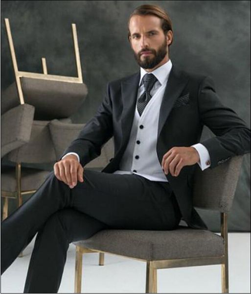 new arrival one button groomsmen peak lapel groom tuxedos men suits wedding/prom man blazer ( jacket+pants+vest+tie) aa74, Black;gray
new arrival one button groomsmen peak lapel groom tuxedos men suits wedding/prom man blazer ( jacket+pants+vest+tie) aa74, Black;gray