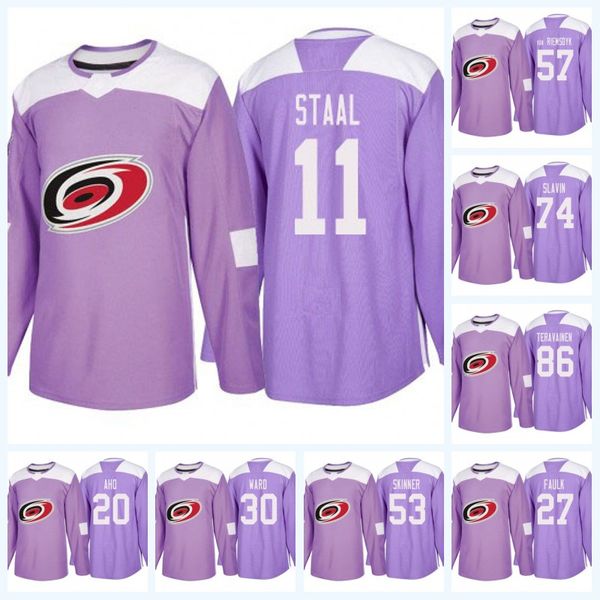 Womens 20 Sebastian Aho Carolina Hurricanes Purple Fight Cancer 53 Jeff Skinner 11 Staal 74 Jaccob Slavin 86 Teuvo Teravainen Hockey Jersey
Womens 20 Sebastian Aho Carolina Hurricanes Purple Fight Cancer 53 Jeff Skinner 11 Staal 74 Jaccob Slavin 86 Teuvo Teravainen Hockey Jersey
