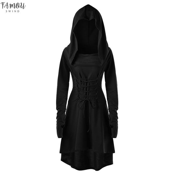 dress women party nigh black party long dress long sleeve hooded dresses lace up elegant women clothes 2020 vestidos, Black;gray
dress women party nigh black party long dress long sleeve hooded dresses lace up elegant women clothes 2020 vestidos, Black;gray