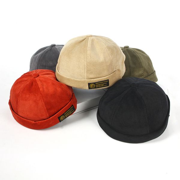 2020 fashion harajuku corduroy adjustable brimless hat men retro skullcap sailor cap hip-hop cap women casual french hat, Blue;gray
2020 fashion harajuku corduroy adjustable brimless hat men retro skullcap sailor cap hip-hop cap women casual french hat, Blue;gray
