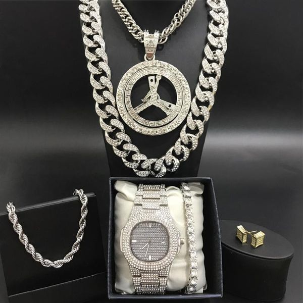 men silver watch hip hop men watch & necklace & braclete&ring combo set out cuban crystal miami chain hip hop for
men silver watch hip hop men watch & necklace & braclete&ring combo set out cuban crystal miami chain hip hop for