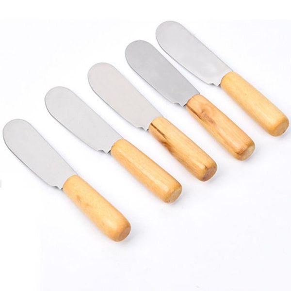Stainless Steel Cutlery Butter Spatula Wood Butter Knife Cheese Dessert Jam Smear Knife Portable Travel Party Knife Breakfast Tool
Stainless Steel Cutlery Butter Spatula Wood Butter Knife Cheese Dessert Jam Smear Knife Portable Travel Party Knife Breakfast Tool