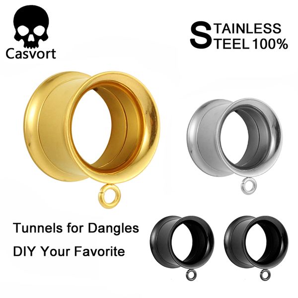 casvort stainless steel dangle ear plugs body piercing screw tunnels stretchers body jewelry earrings expander for gift 2pcs, Slivery;golden
casvort stainless steel dangle ear plugs body piercing screw tunnels stretchers body jewelry earrings expander for gift 2pcs, Slivery;golden