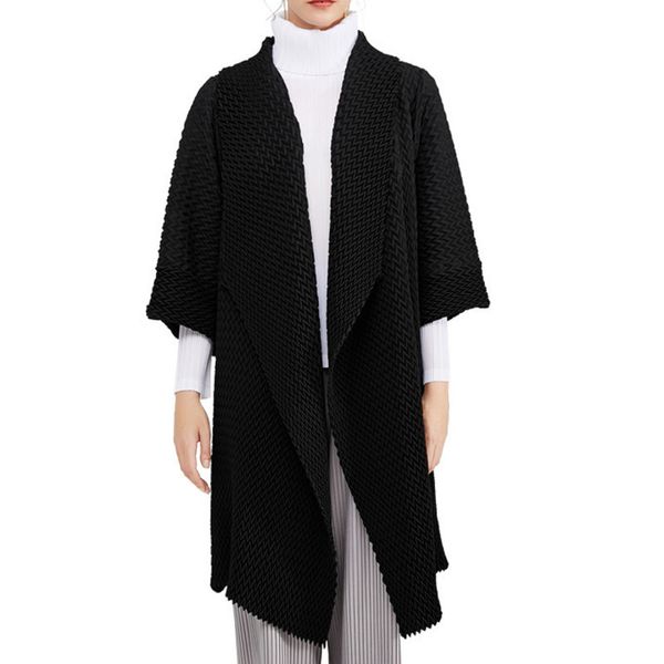 women's trench coats xuxi korea 2021 spring lapel solid color three quarter cardigan women vintage casual loose pleated windbreaker fem, Tan;black
women's trench coats xuxi korea 2021 spring lapel solid color three quarter cardigan women vintage casual loose pleated windbreaker fem, Tan;black