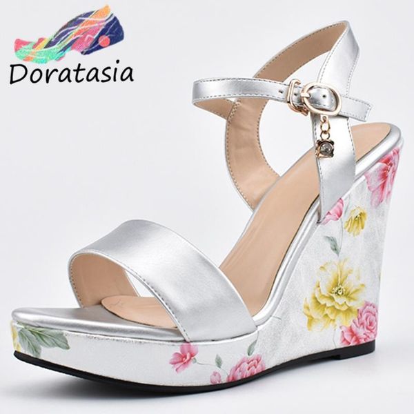 doratasia women unique super high wedges shoes summer party platform sandals women summer fashion flower print sandals, Black
doratasia women unique super high wedges shoes summer party platform sandals women summer fashion flower print sandals, Black