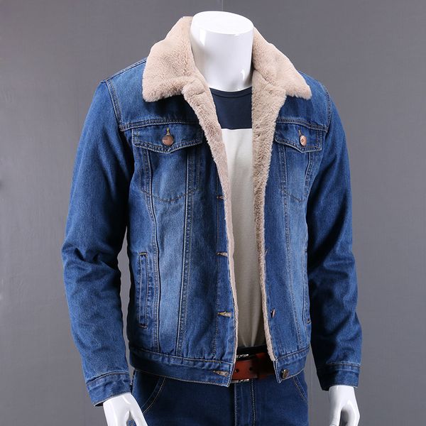 new 2019 winter very warm slim brand denim jacket men jacket and coats fashion mens thick outwear male cowboy s-4xl, Black;brown
new 2019 winter very warm slim brand denim jacket men jacket and coats fashion mens thick outwear male cowboy s-4xl, Black;brown