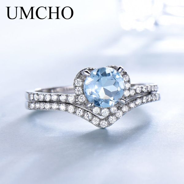 umcho solid 925 sterling silver rings sky blue z colorful gemstones double rings for women anniversary gift fine jewelry t190702
umcho solid 925 sterling silver rings sky blue z colorful gemstones double rings for women anniversary gift fine jewelry t190702