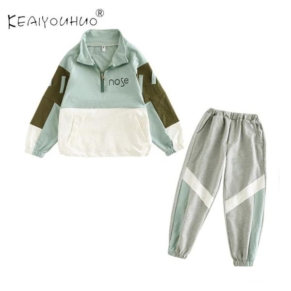 spring baby girl clothes zipper neckline shirt + pant colorblock children tracksuit kids clothes for girls for 4-12 years old, White
spring baby girl clothes zipper neckline shirt + pant colorblock children tracksuit kids clothes for girls for 4-12 years old, White