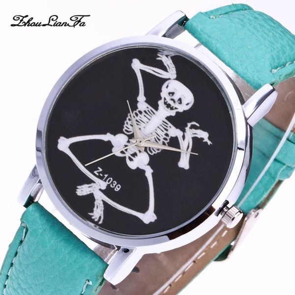skeleton skull pattern quartz watch alloy round dial leather slim strap casual simple halloween wrist watches lovers women reloj, Slivery;brown
skeleton skull pattern quartz watch alloy round dial leather slim strap casual simple halloween wrist watches lovers women reloj, Slivery;brown