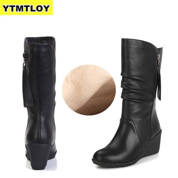 autumn new fashion boots wedges round head boots large size european and american women's shoes winter fringe size 42, Black
autumn new fashion boots wedges round head boots large size european and american women's shoes winter fringe size 42, Black