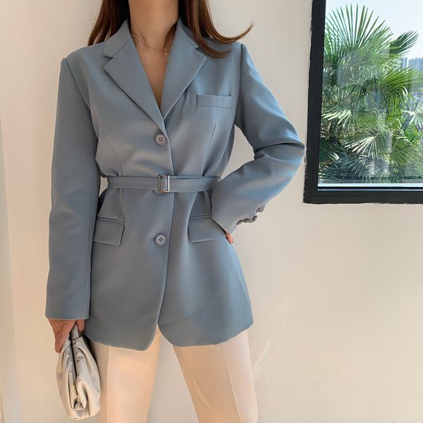 elegant notched collar women blazer coat casual slim waist office ladies jacket blazers 2020 spring suit feminino mujer chaqueta, White;black
elegant notched collar women blazer coat casual slim waist office ladies jacket blazers 2020 spring suit feminino mujer chaqueta, White;black